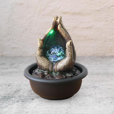 Feng Shui Tabletop Fountain EU 220V Adapter Stylish for Bedroom Decor