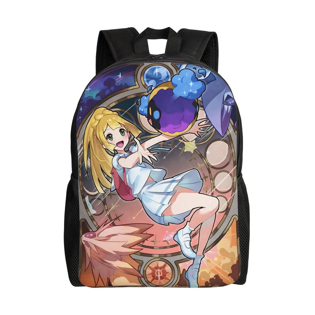 Pokemon Backpacks Daypack Summer Vibes mochila Camping Large Capacity Rucksack