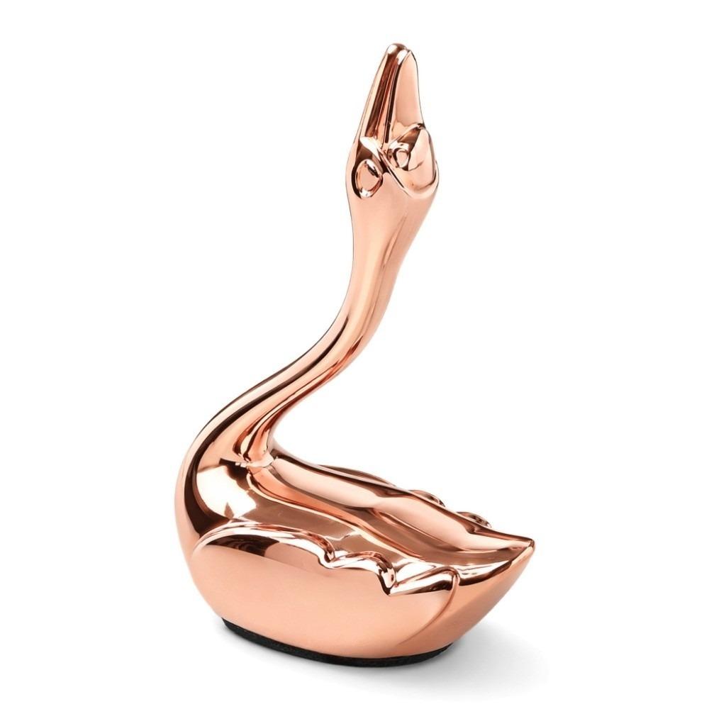 1.97 x3.46in Swan Shape Table Card Clip Zinc Alloy Photo Paper Stand Clip Office Desktop Organizer