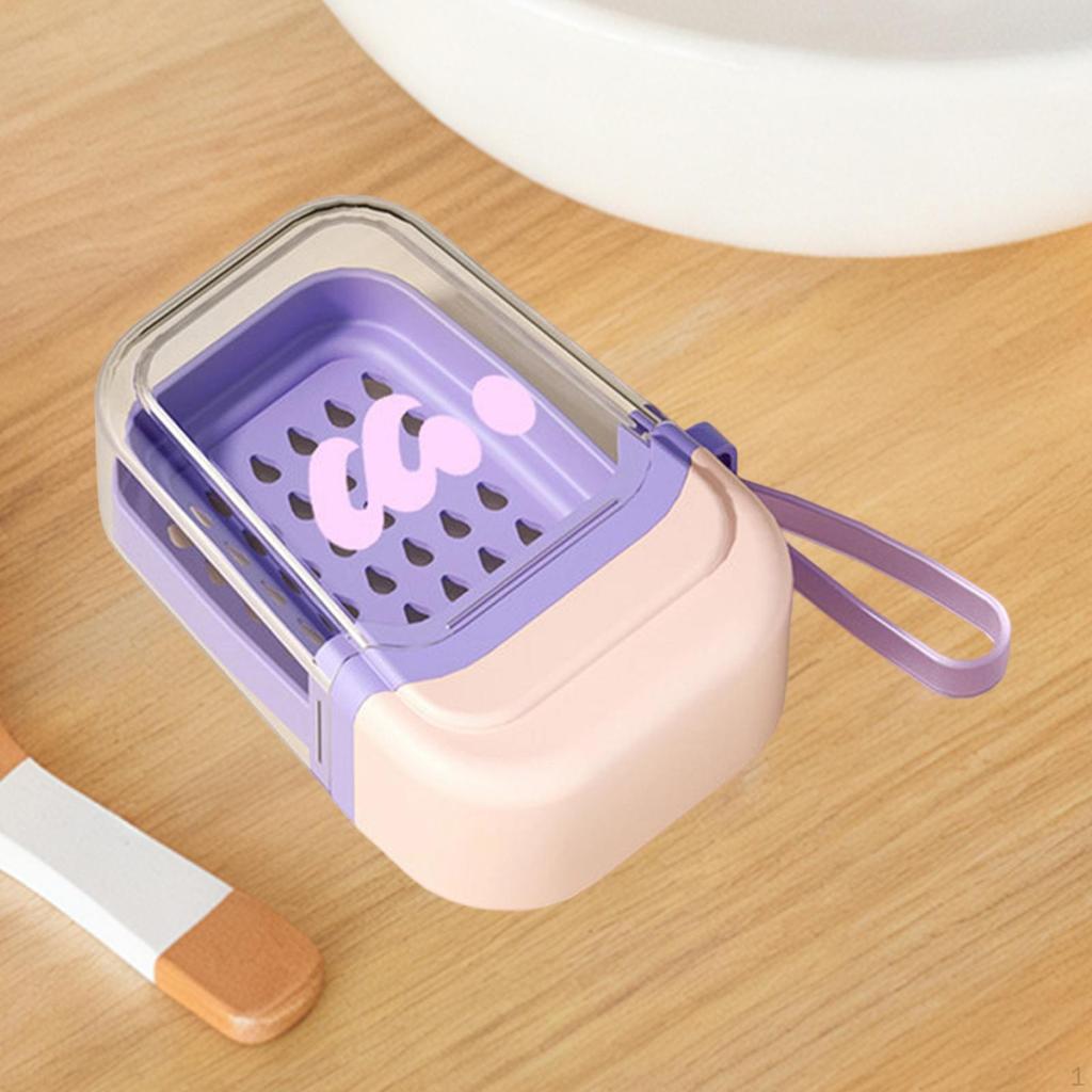 Travel Soap Box Outdoor Container Soaps Storage for Shower Hiking Portable Holder Bathroom