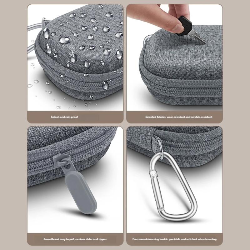 Travel Case Protective Organizers for Camera, AntiScratch Oxford Shell With Organized Pockets