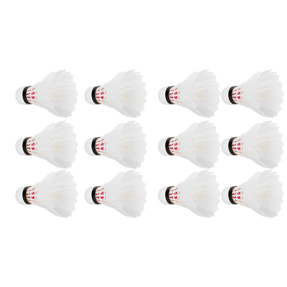 12pcs Badminton Balls Badminton Shuttlecocks Professional Training Sports Accessory