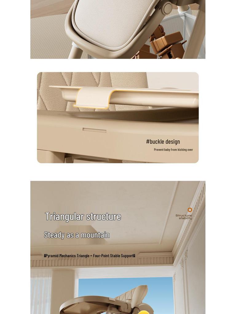 Multifunctional Portable Baby High Chair and Dining Table Set
