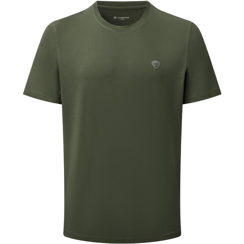 Tambor Men's Cotton-Feel Quick-Dry Short Sleeve Tee