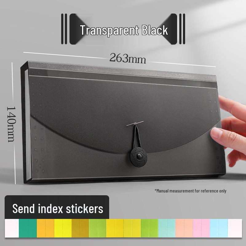 Multi-layer Document Organizer Bag with Large Capacity for Invoices, Receipts, and Files