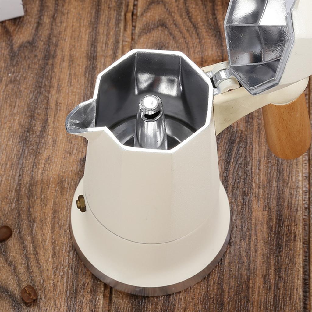 3 Cup Stovetop Coffee Maker Percolator Coffee Pot Cuban Coffee Maker for Espresso