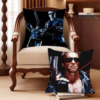 Movie T-Terminator Pillow Case Decor Protective Covers Comfortable Soft for Sofa Living Room Home Office
