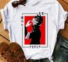 Japanese Anime My Hero Academia Graphic Fun Print T Shirt Fashion Women Retro Cotton T-shirt  Summer Loose Y2K Top T-Shirt