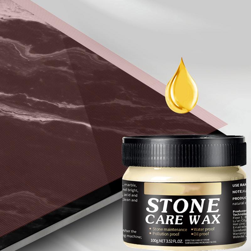 100g Stone Polishing Wax Stone Care Ceramic Paste Stone Floor Glazing Maintenance Tile Wax For Granite Marble Soapstone Quart