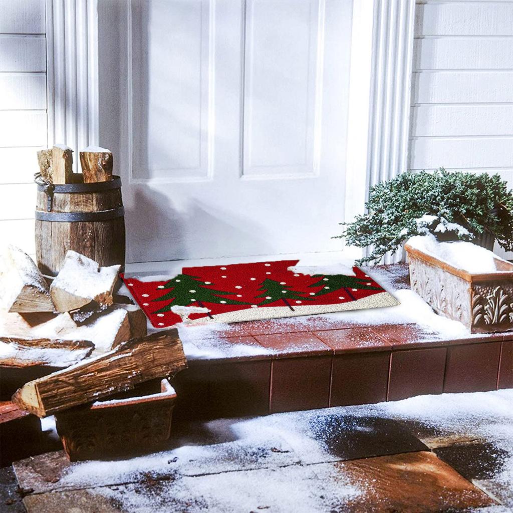 Christmas Festival Decoration Front Door Carpet Indoor Outdoor - Mat