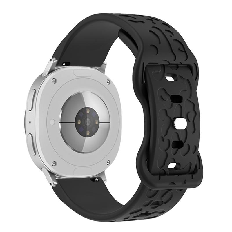 Silicone Strap For Samsung Galaxy Watch8 Classic 46mm/Watch8 44mm/40mm Leopard Texture Watch Band
