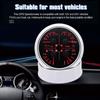 85mm Oil Pressure/water Temperature/fuel/voltmeter 4 In 1 Multifunction Gauge 0-10bar Oil Pressure or Water Temperature Sensor