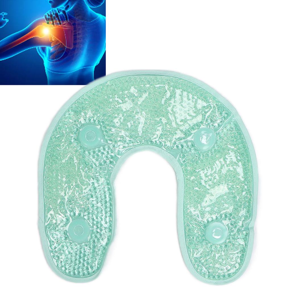 U Shaped Gel Bead Cooling Therapy Neck Wrap Neck Injuries Reusable Relief Cold Pack