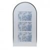 Impressions Arched Top Silver Collage Frame Holds 3 Photos - 10 X 19