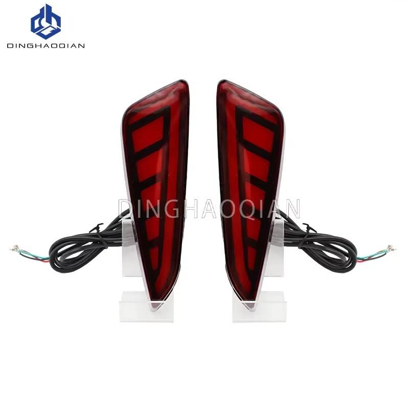 Car Flashing Multi-function Reflector Lamp For Toyota C-HR CHR 2016 - 2020 Rear Fog Lamp Light Rear Running Light Brake Light