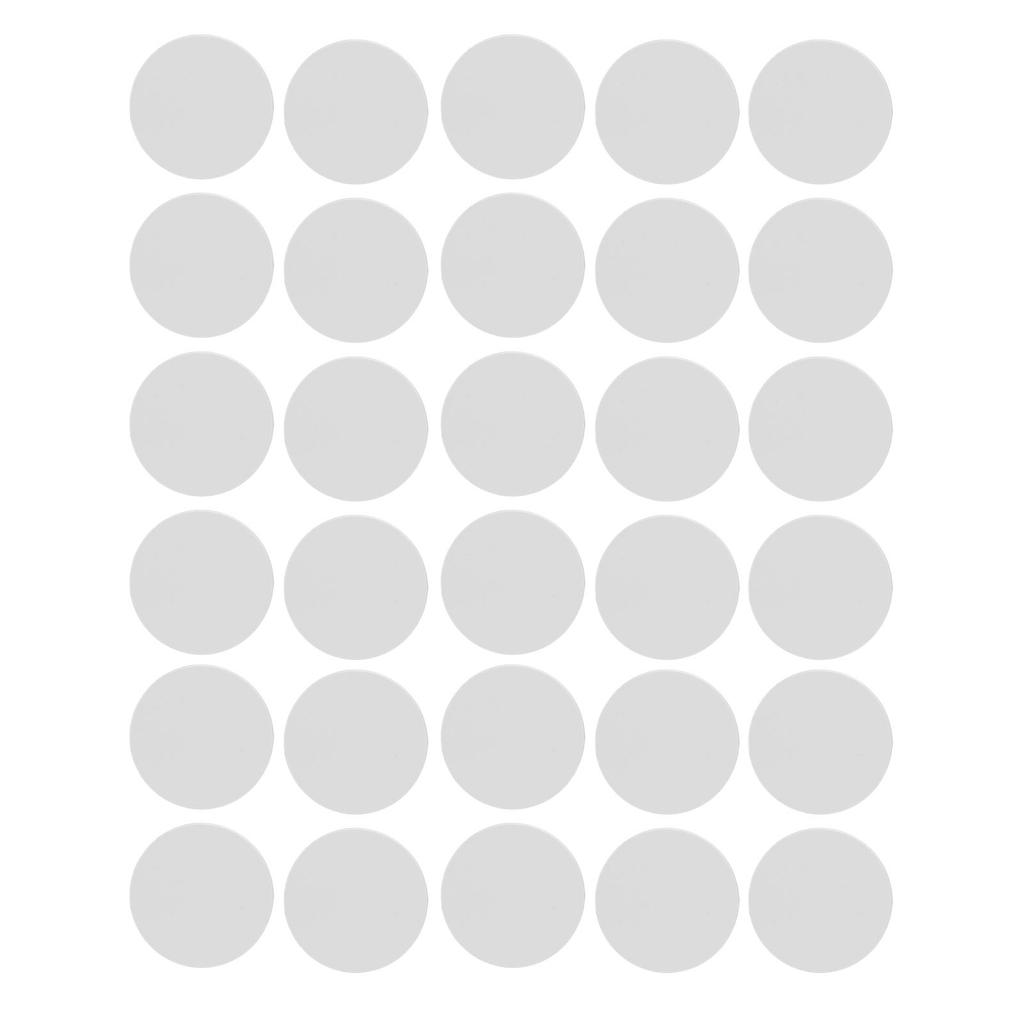 30Pcs Round NFC Card Tag Rewritable Waterproof Chip 25mm 1in 504 Bytes Memory NFC Label for Amiibo