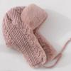 Winter Hat Warm Women Trapper Hat Skiing Hat Thickened Knitted Cap For Winter Walks Biking Outdoor Activities