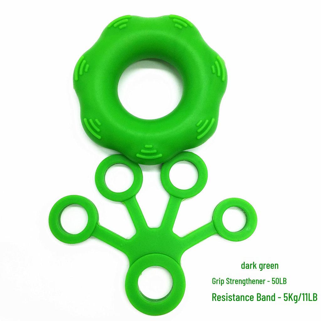 In-Stock Silicone Finger Resistance Band Hand Exerciser and Rehabilitation Trainer