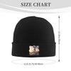 Jack Russell dog at sunset  Winter Skullies Beanies Hat Warm Autumn Knitted Hats Bonnet Caps for Women Men