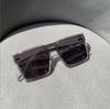 New Fashion Oversized Square One-piece Sunglasses Womens Retro Mirror Lens Eyewear Shades UV400 Men Punk Sun Glasses