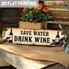 Retro Metal Wall Art for Home Office Beer Bar Decor