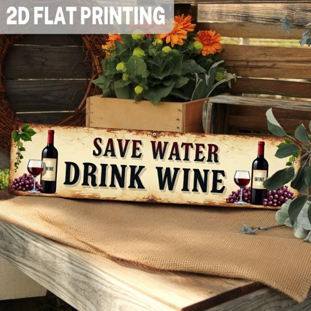 Retro Metal Wall Art for Home Office Beer Bar Decor