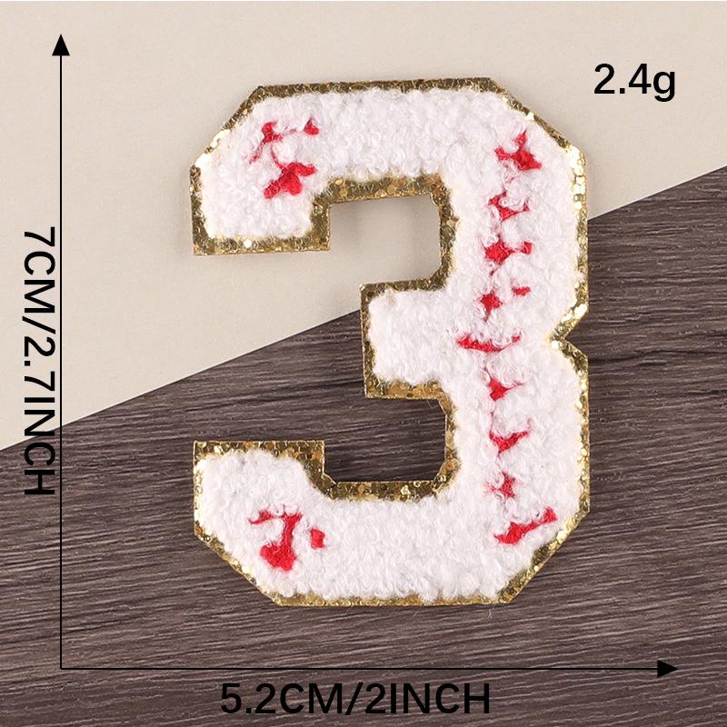 Gold Edge Chenille Smiley Face Embroidered Patch Badge