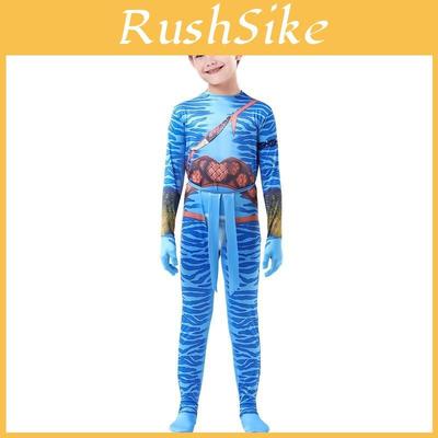 Avatar Cosplay Costume For Kids And Adults With Polyester Fabric For Stage Performance