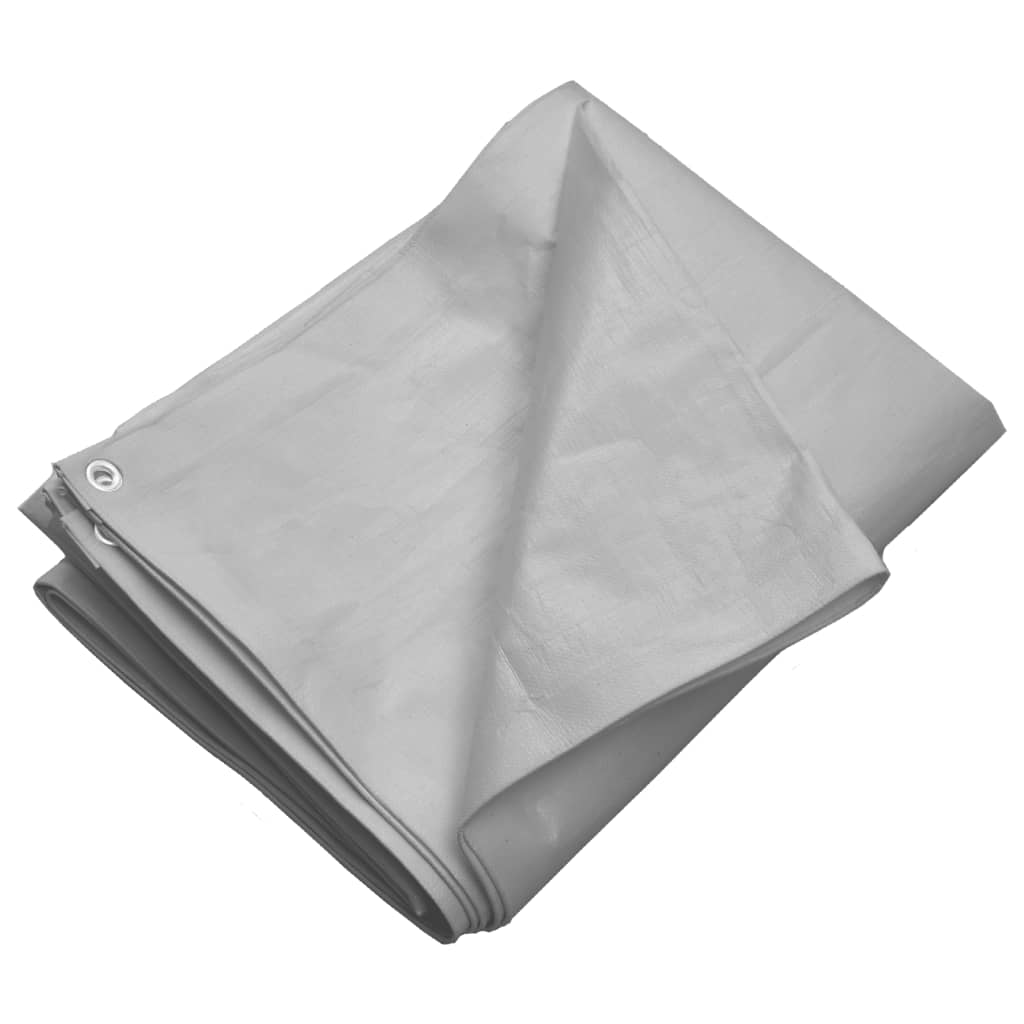 Vidaxl Plandeka, 260 G/M², 4X8 M, Szara, Hdpe
