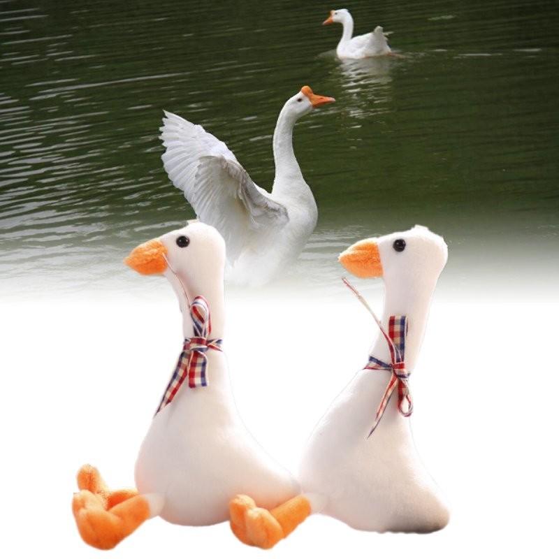 Cute Goose Plush Keychain Adorable Miniature Stuffed Animal Bag Charm 18cm