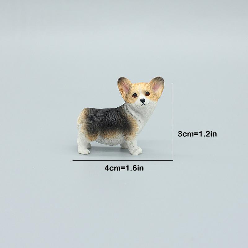 Προσομοίωση Σκύλου Corgi Διακόσμηση Ταμπλό Αυτοκινήτου Χαριτωμένο Σκυλάκι Διακοσμητικό Ταμπλό Αυτοκινήτου Ρητίνη Φιγούρα Σκύλου Διακόσμηση Σπιτιού Γραφείου