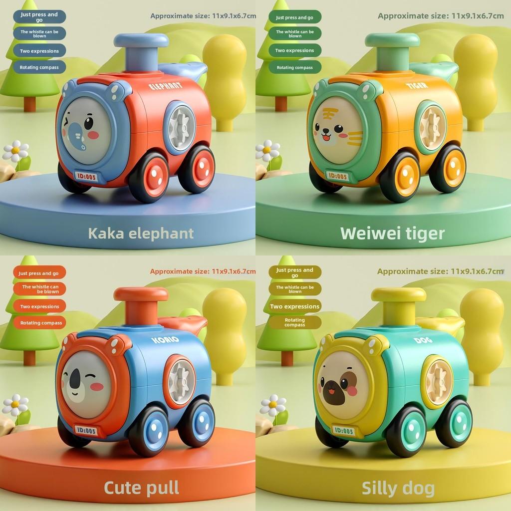 Elefanten Tiger Koalas Hunde Plastik Tier Spielzeugauto Mit Pfeife Und Trägheitsantrieb Für Kinder Spielzimmer