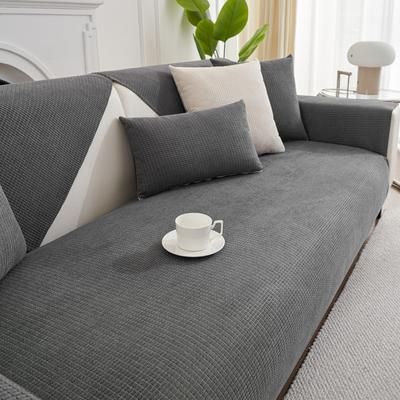 Nordic Sofa Cushion Mat Thicken Plush Soft Sofa Cover for Living Room Non Slip Washable Sofa Towel Backrest Blanket Home Decor