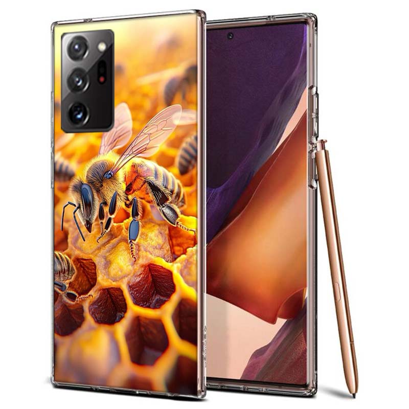 Bees and Honey in the Honeycomb Phone Case for Samsung A55 A35 A25 A15 A07 A05S A16 A17 A26 A36 A37 A56 A57 Galaxy Note 20 10 A5
