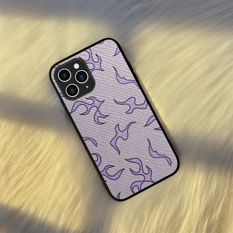 Artistic Flame Phone Case Hard Leather Case for iPhone 11 12 13 Mini Pro Max 8 7 Plus SE 2020 X XR XS Coque