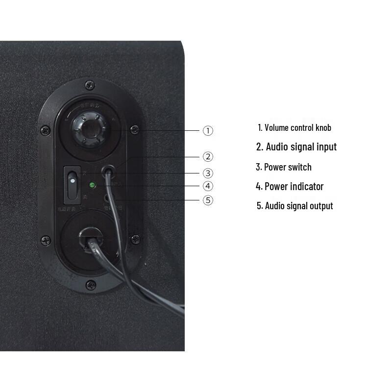 Edifier R101V Multimedia 2.1 Speaker System CN plug (adapter included)
