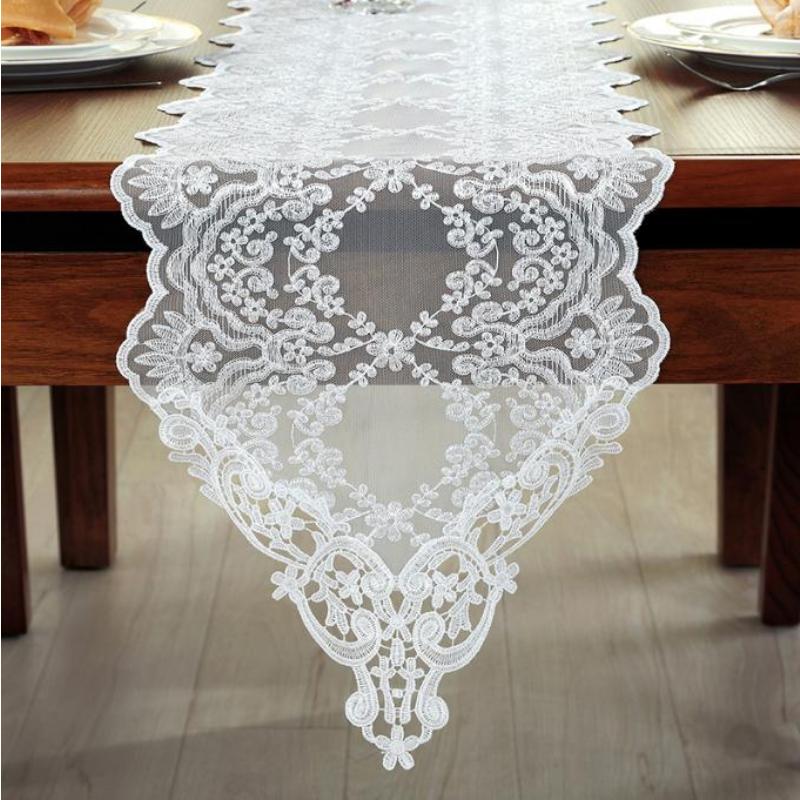 Modern Minimalist European Style Table Flag, Lace Fabric, Dining Table Cloth, Multiple TV Cabinets, Rural Tea Table Flag