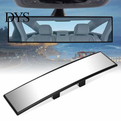 Curved Mirror Rear View Wide Angle Easy Installation Superior Car Interior Glass 300mm Inside for Rearview