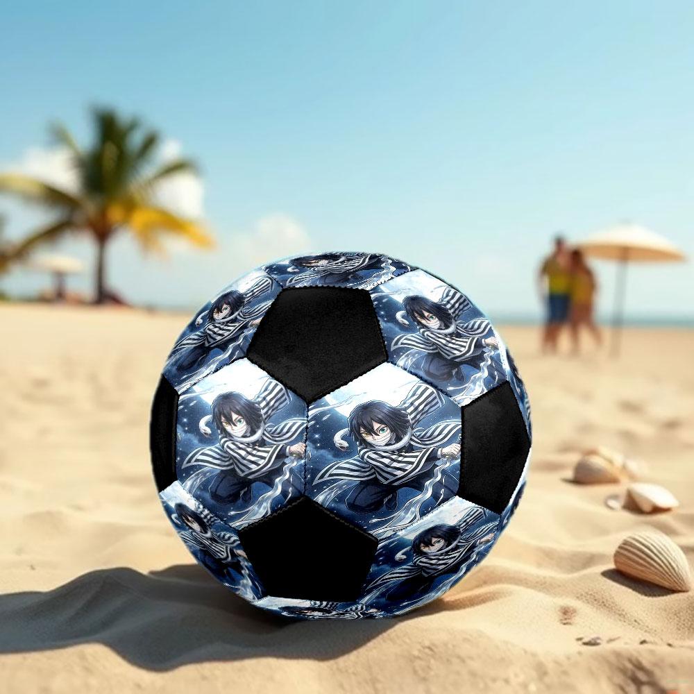 1pc Demon Slayer Soccer Ball Size 5 Indoor Soccer Ball Fashion Colorful Backyard Game - Great For Sports Fans Gift HE18