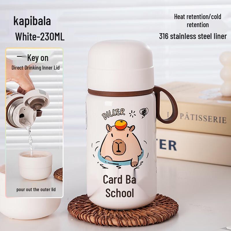 Dilebell 316 Stainless Steel Capybara Insulated Cup