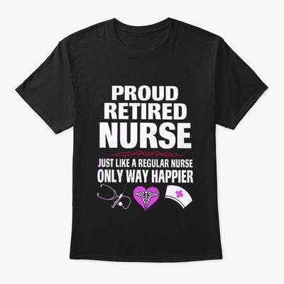 Stolzes Krankenschwester-Standard-Unisex-T-Shirt im Ruhestand