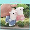 Lovely Miniature Alpaca Plush Toy Keychain For Kids Backpack Or Keyring Use