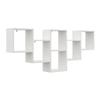 Wall Hanging Shelf, Bookcase - Alize White