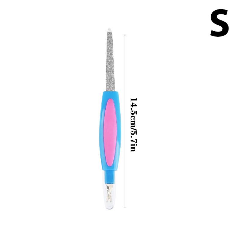 2In1 Dead Skin Remover Fingernail File Nail Art Fork Cuticle Remover Nipper Pusher Trimmer Metal Pedicure Nails Care Nail Tools