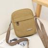 Convenient Simple Small One-Shoulder Phone Cloth Backpack Canvas Bag Man Bag Crossbody Bag