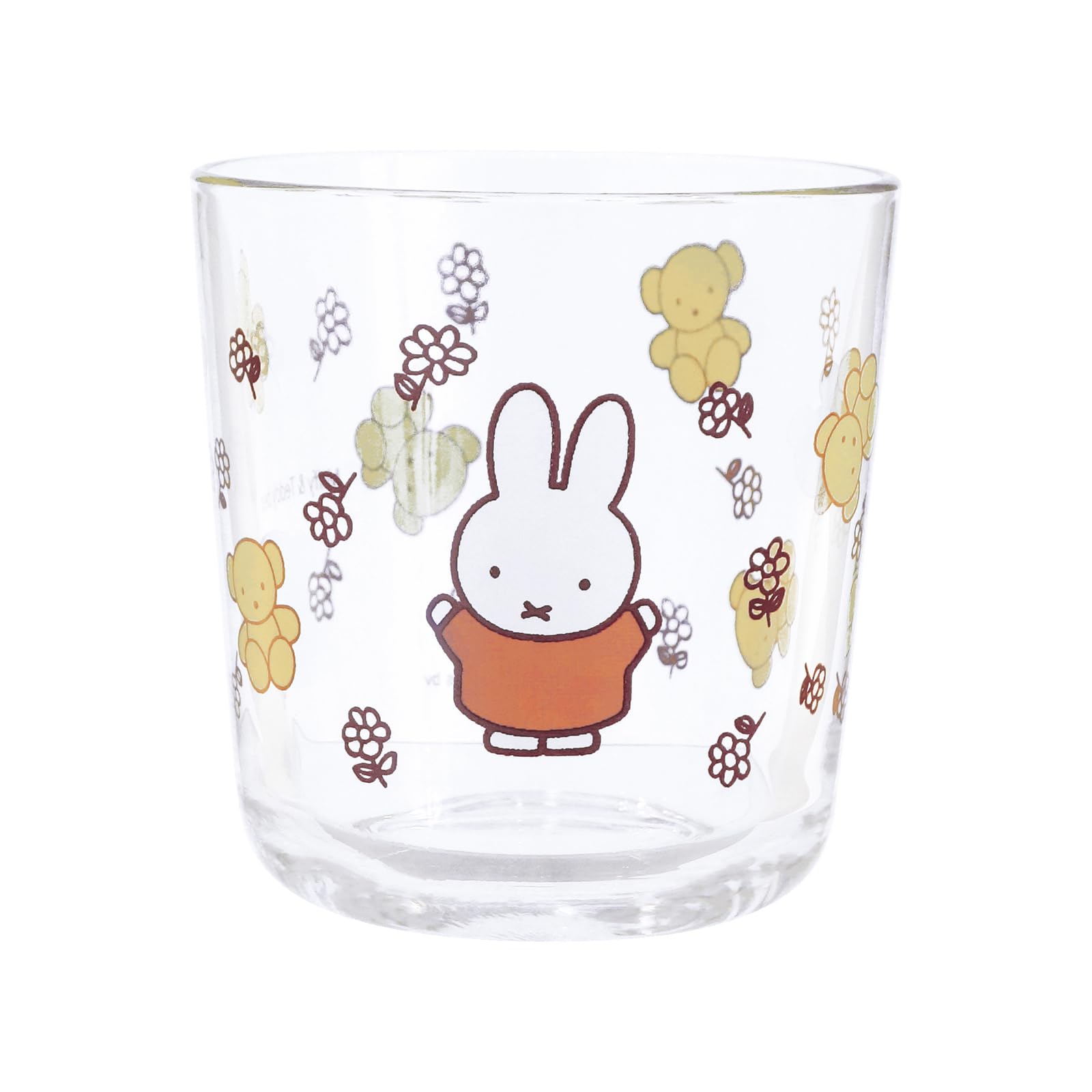 

Dick Bruna Glass Miffy Teddy Made in 413104 Miffy Tumbler, Approx. 280ml, Tableware, Accessories, & Bear, Japan, белый