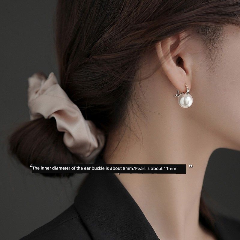 Xiangnan 925 Sterling Silver Best Selling Niche Women's Pearl Earrings