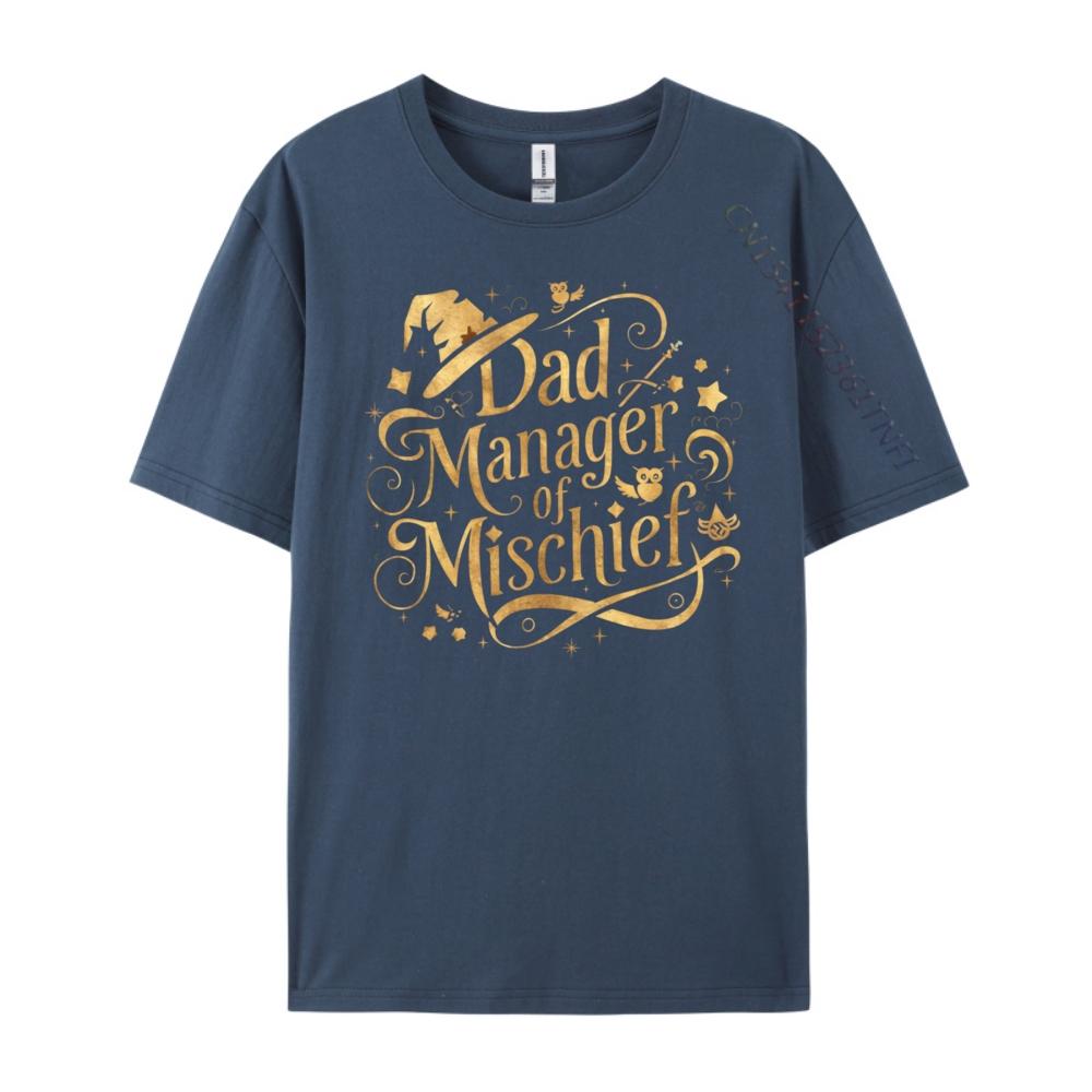 

Funny Men Magical Dad Manager Of Mischief 3d Printed T Shirts Graphic Short Sleeve Printed Harajuku Brand Clothing 4XL