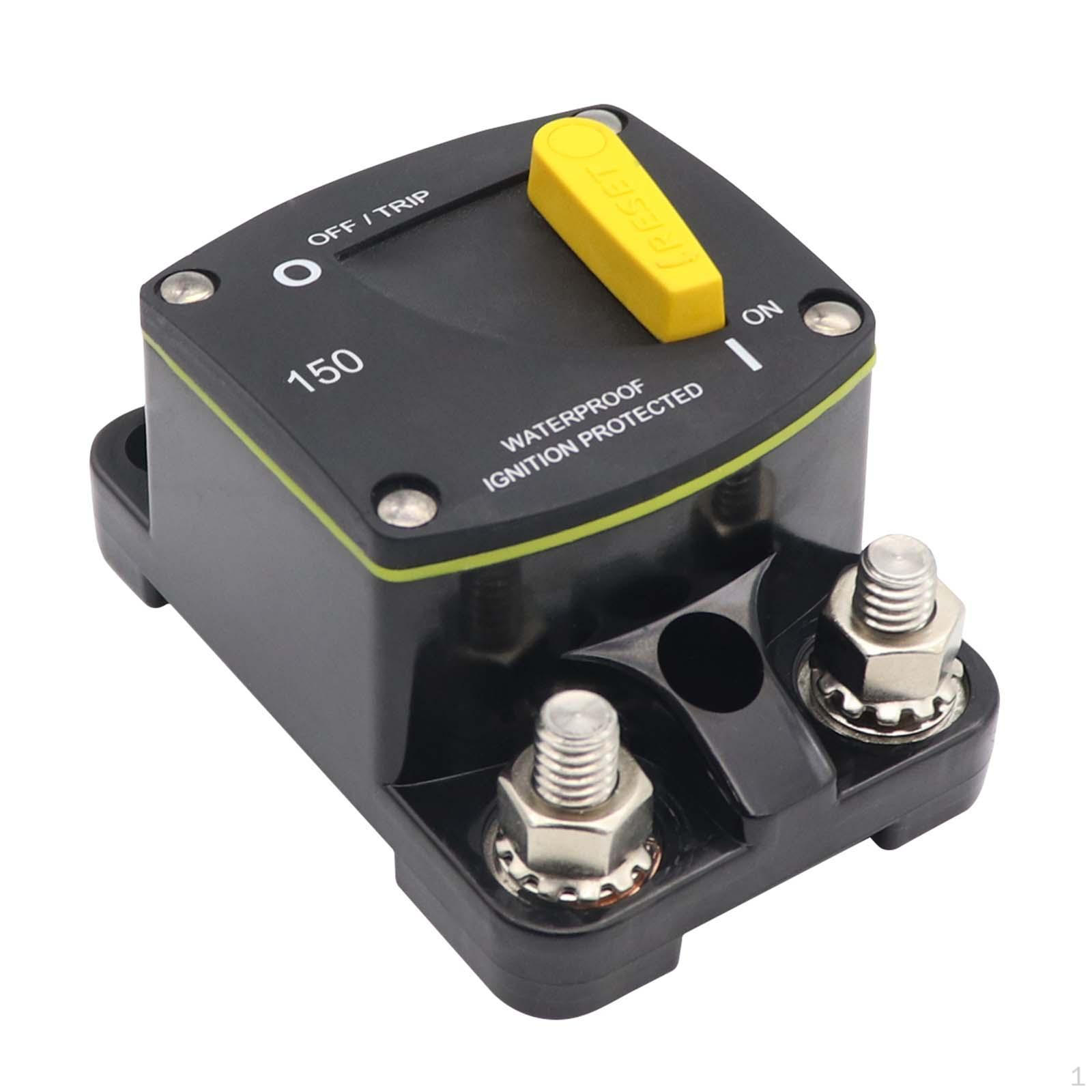 

Автоматичний вимикач 48 В постійного струму з ручним скиданням для тролінгових двигунів Міцний 150A