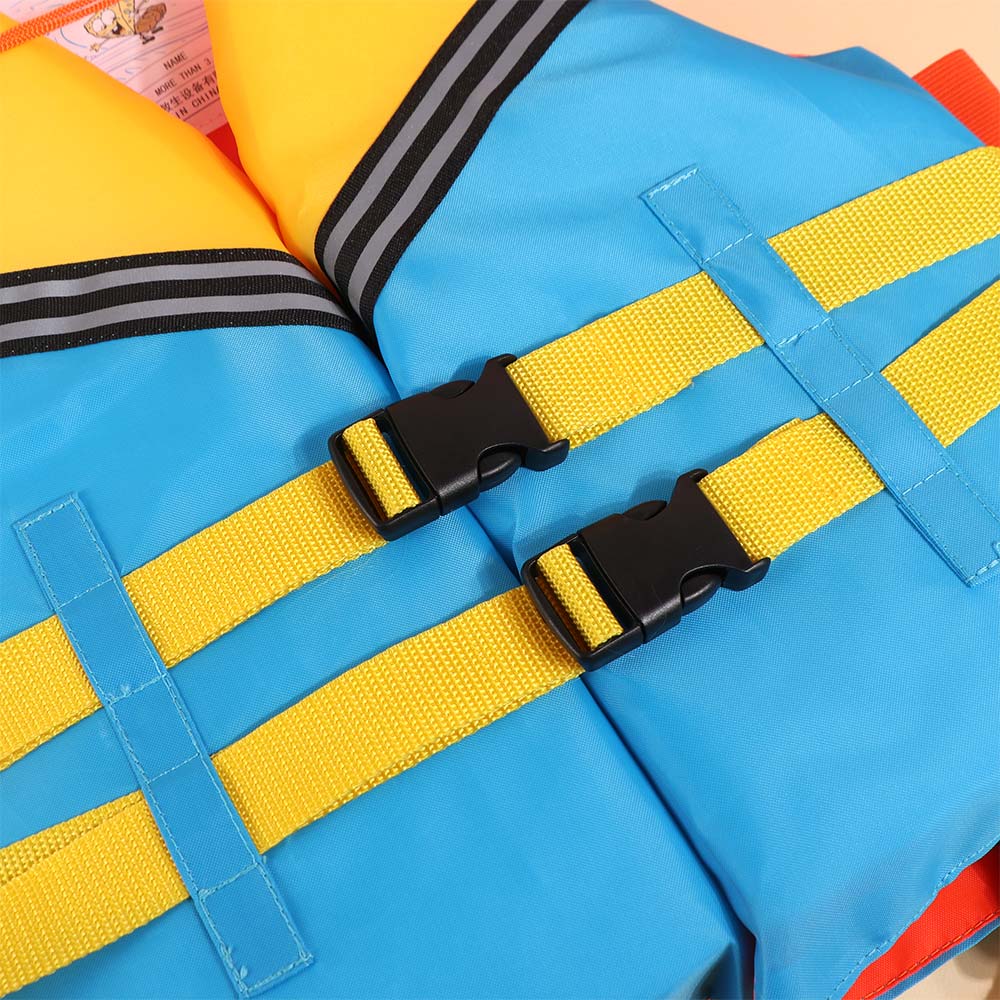 Portable Marine Safety Vest with Whistle Buoyancy Vest Flood Control Boating Vest Fishing